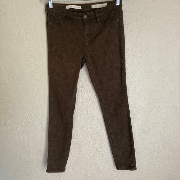 Pilcro and the Letterpress Serif Textured Pants Size 28 - Picture 1 of 10